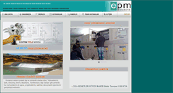 Desktop Screenshot of epmelektrik.com